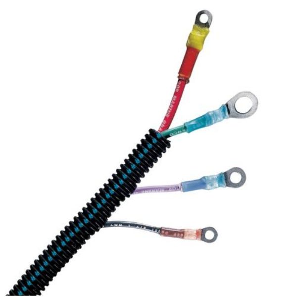 453906 1 in. x 100 ft. Flame Retardant Split Loom Pack