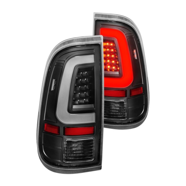 311356 Black LED Tail Lights for 2008-2009 Ford F-250