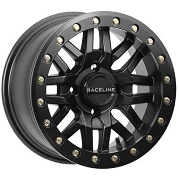 Picture of Raceline 47B6801200 4.3 mm 16x8 5x11 Scout Wheel Rim&#44; Satin & Black