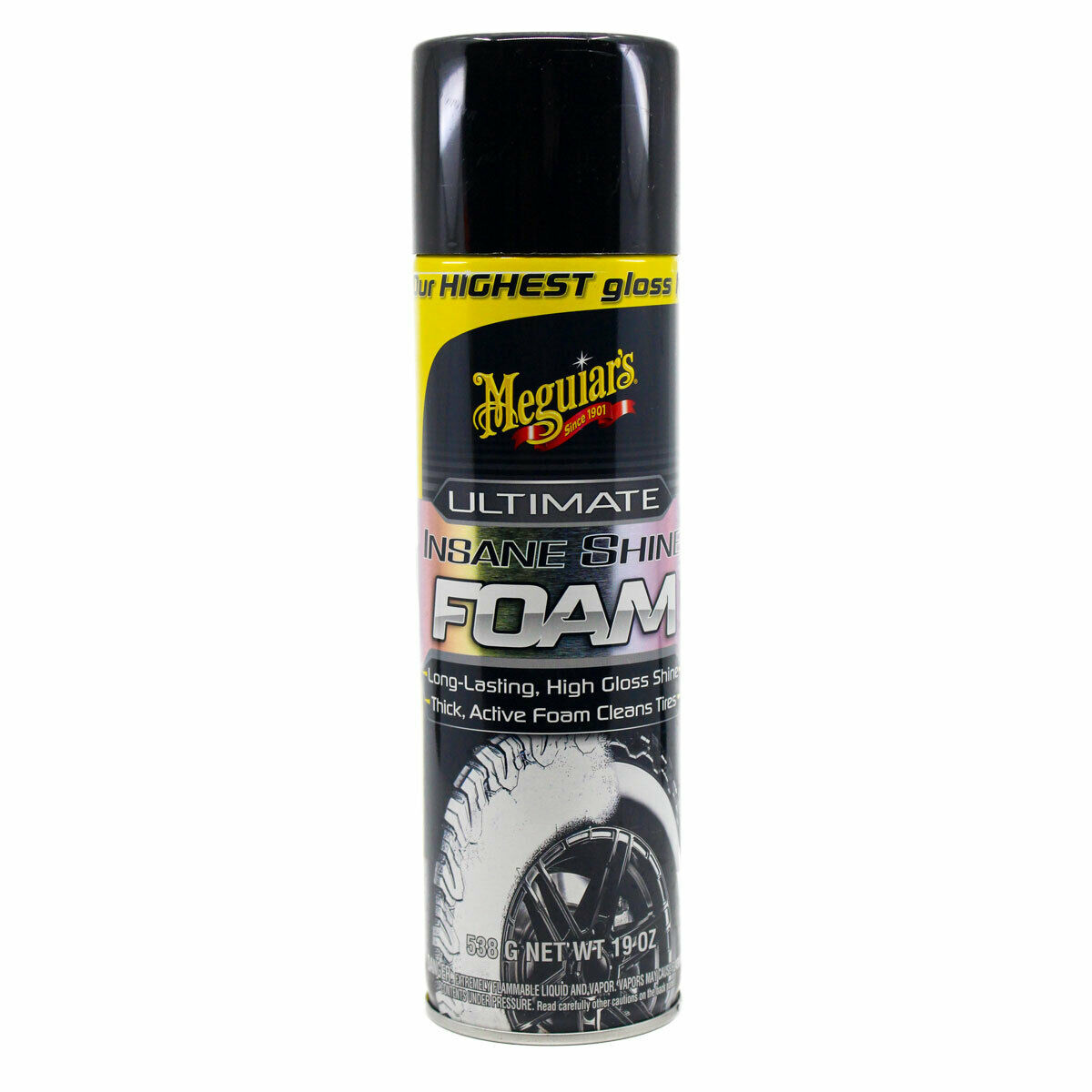 Wax G210419 19 oz Ultimate Insane Shine Foam Tire Dressing