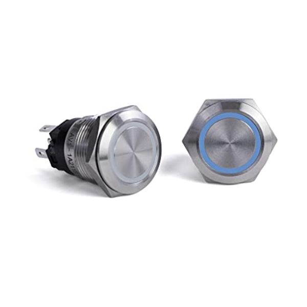 Sierra Push Button Switch, Blue Halo | by West Marine