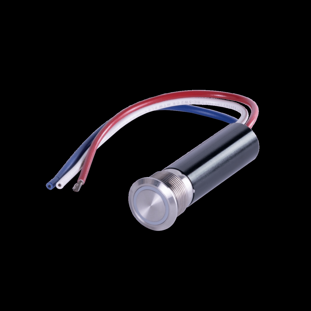 Sierra Push Button Switch, Blue/Red Halo | by West Marine