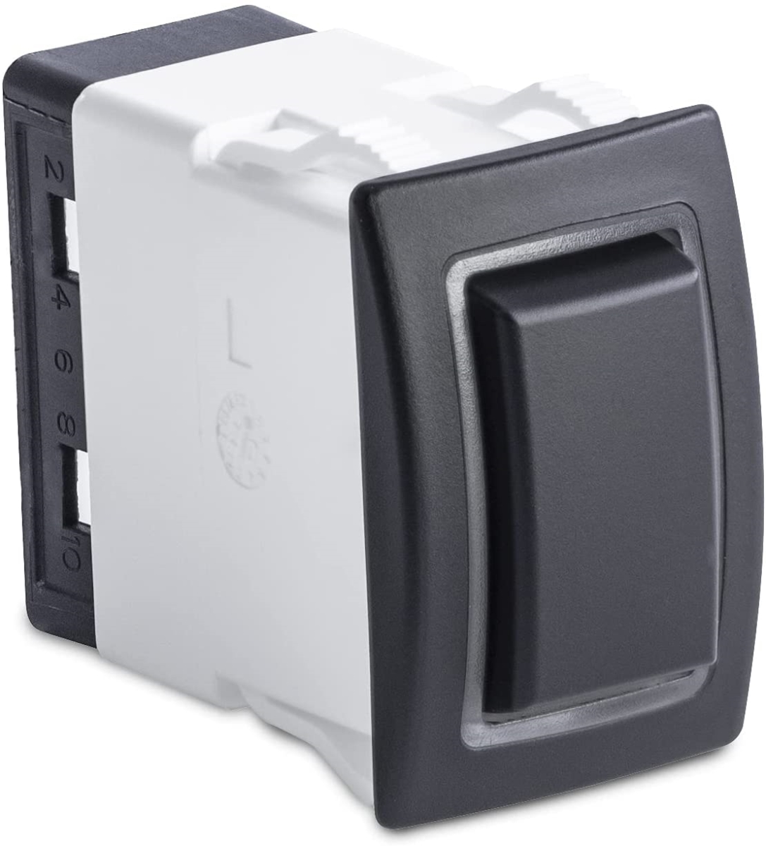 RK40700G Halo DPDT Dependent Rocker Switch