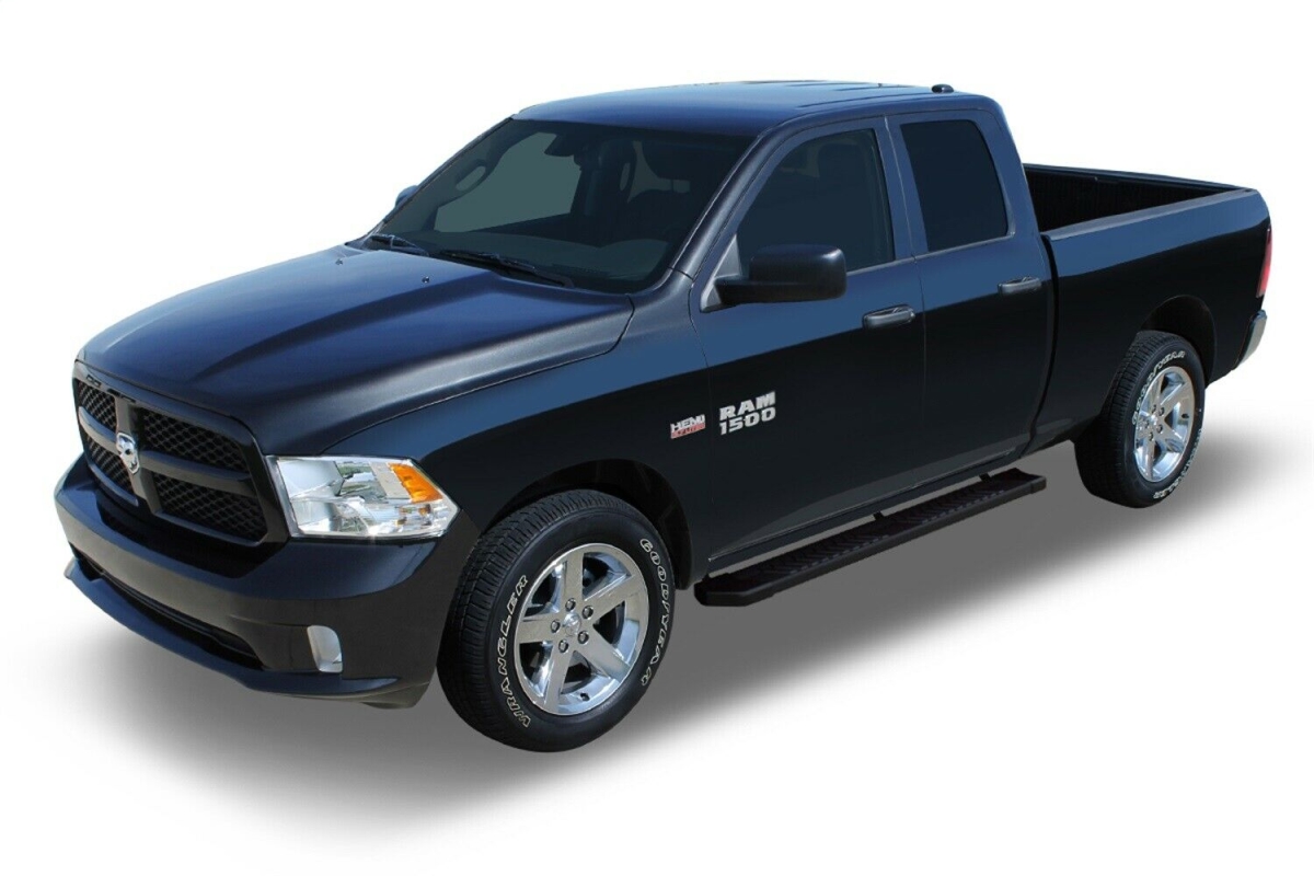 RPT-17020051BT 6 in. Aluminum Running Boards for 2021 Ram 1500 Classic, Black