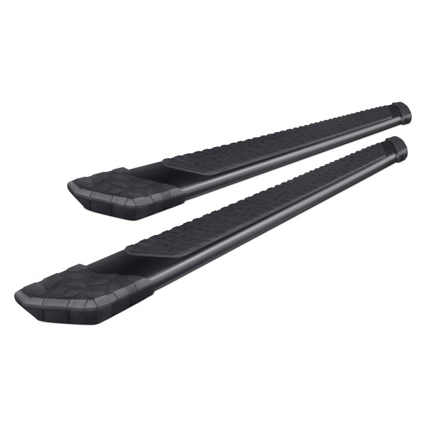 19040143BT 5 ft. Cab Length Black Alumium Tread Steps