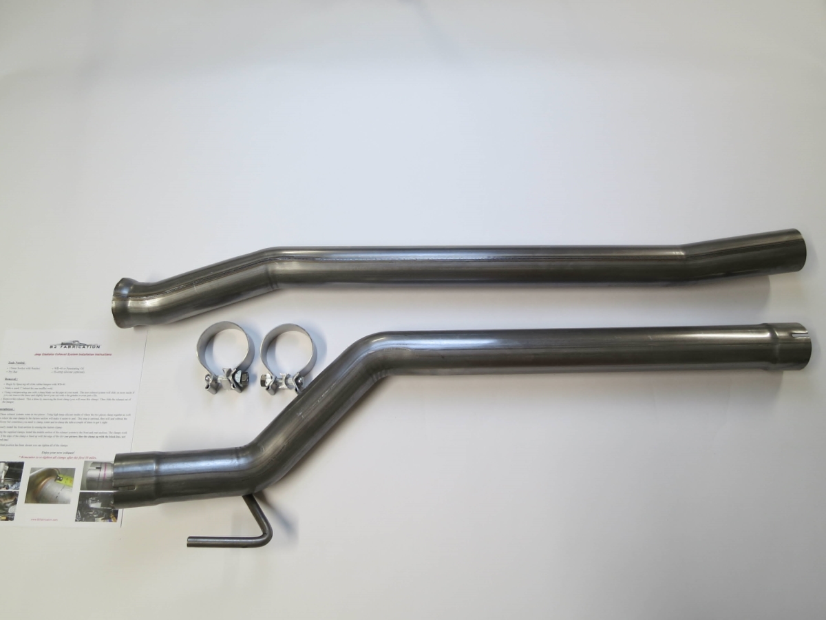301521001 Trail Edition Catback Exhaust Assembly for 2020-2021 Jeep Gladiator