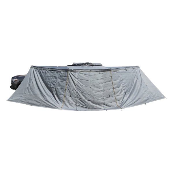 19609907 180 deg Nomadic Awning with Brackets, Dark Gray