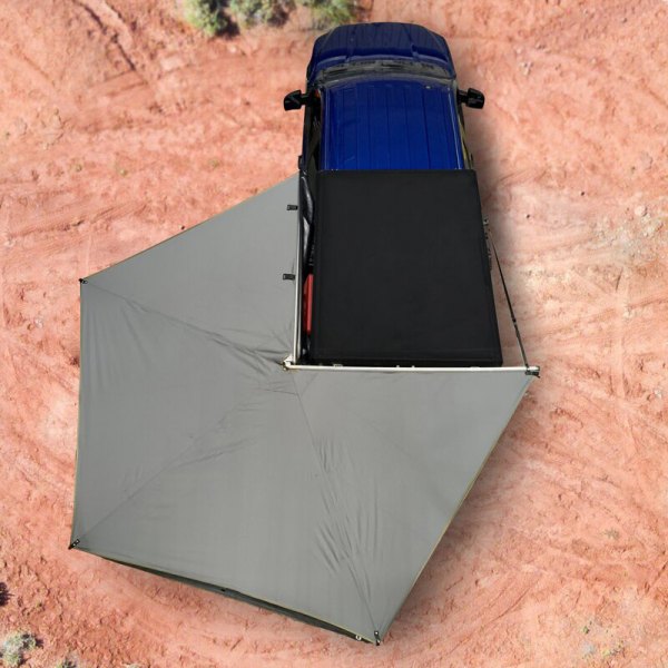 Overland Vehicle Systems Nomadic 270 LT Awning, Passenger Side, Dark Grey | Camping World