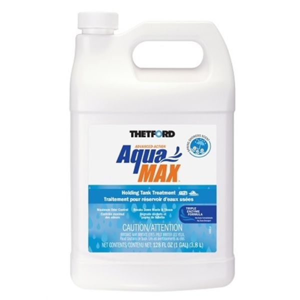 Thetford AquaMax Holding Tank Treatment, Spring Showers Scent, Gallon Made in USA in Aqua | Camping World