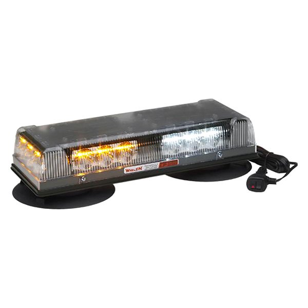 R1LPVF Con3 Super-LED Magnetic Mini Light Bar, Amber & White