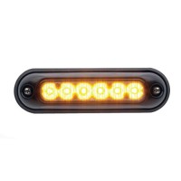 IONSMA Ion Series Surface Mount with LED Strobe Light, Amber Black
