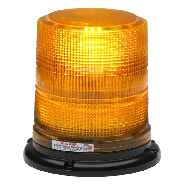 L10HAP Super-LED Permanent-Pipe Mount High Profile Hook Amber Beacon Light