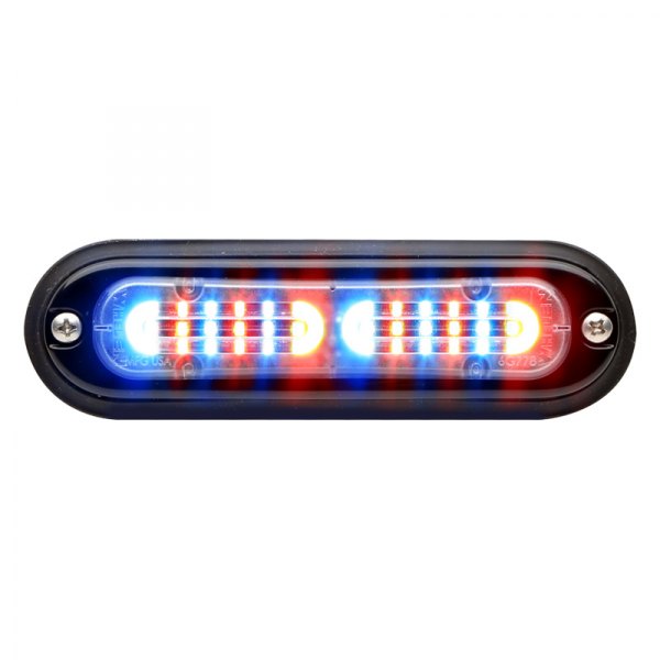 TLIA Ion T-Series Bolt-on Mount Black LED Strobe Light, Amber