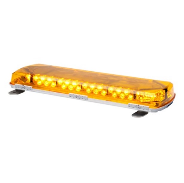 MC23PA 23 in. Mini Century Lightbar with Permanent Mount, Amber
