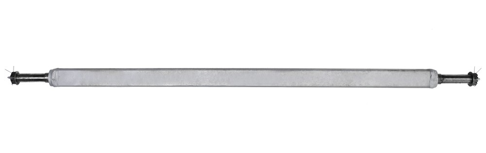 49542 2000 lbs Galvanized Square Trailer Axle with 65 in. Hub Face