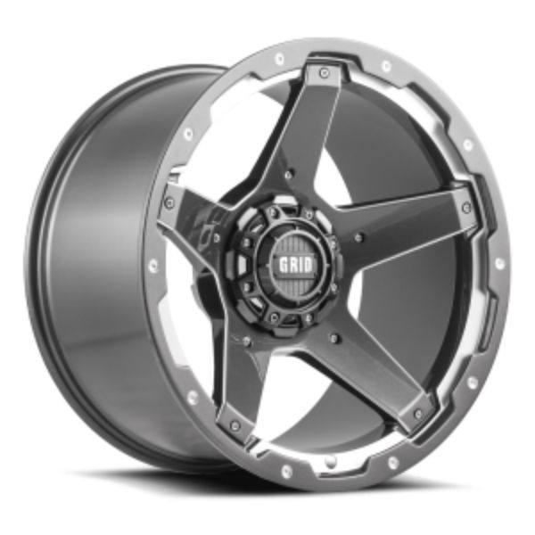 417927G78 17 x 9 in. 5 x 114.3 Bolt Pattern ET-12 CB 78.1 Wheel - Gloss Graphite