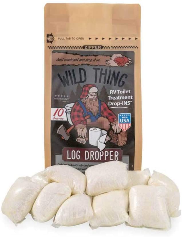 Picture of Camco 41471 Wild Thing RV Toilet Treatment Dropper - 10 Per Bag