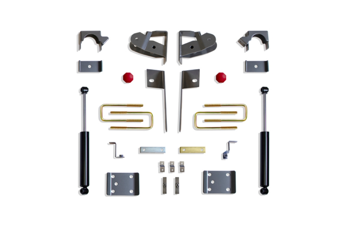2019+ SILVERADO / SIERRA REAR FLIP KIT 5" W/ HANGERS, (2) MAX TRAC SHOCKS