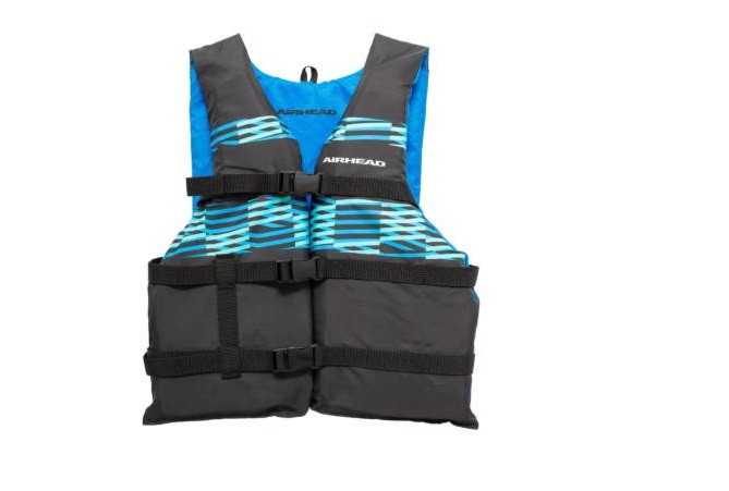 1009216ABK Element Open Sided Life Vest, Black & Blue - Oversized