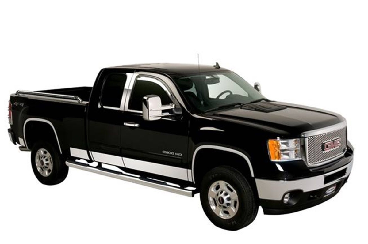 9751242GM1 6.5 ft. Rocker Double Cab Panel Covers for 2015-2020 Chevrolet Silverado