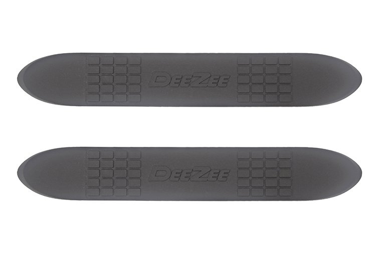 DZ4ICHECKS Boxed Step Pad for 4 in. Tube, Black - Pack of 2