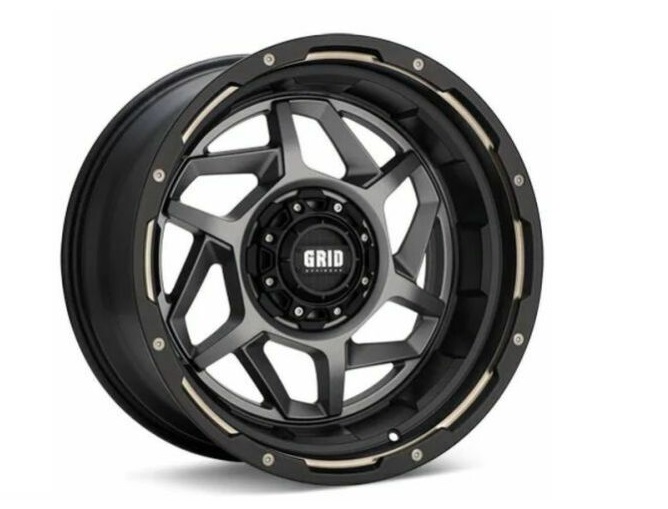 D21635A187 20 x 10 in. Size 6 x 135 Bolt Pattern  for 2006 Crane Carrier Centurion, Anthracite Black Lip