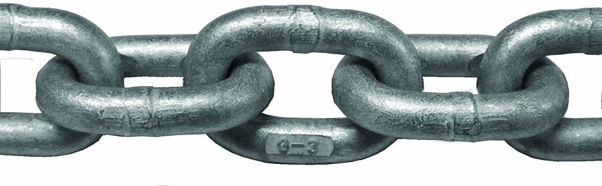 10312738 0.5 x 141 ft. G30 ISO Galvanized Steel Anchor Handing Chain