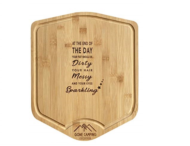 GCCBD05 Gone Camping Bamboo Cutting Board - Day