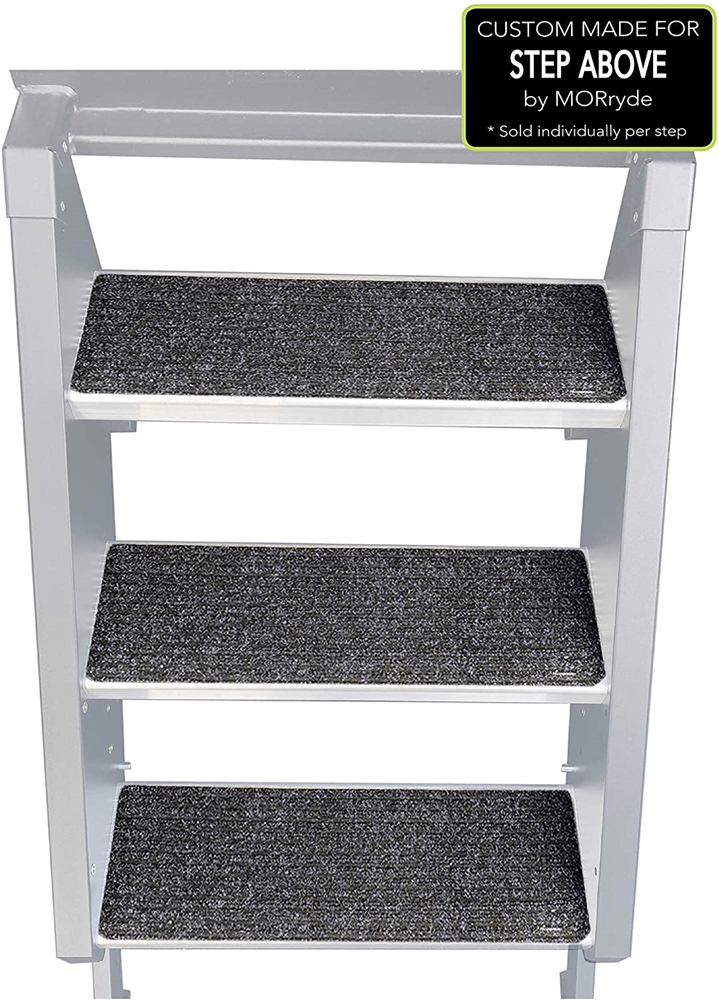 RUM237 23 x 7 in. RugUP Entry Step Rug for MORryde Step Above