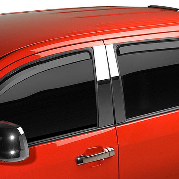 Picture of Putco 580025 In-Channel Element Tinted Front & Rear Window Visors for 2021 Ford F-150
