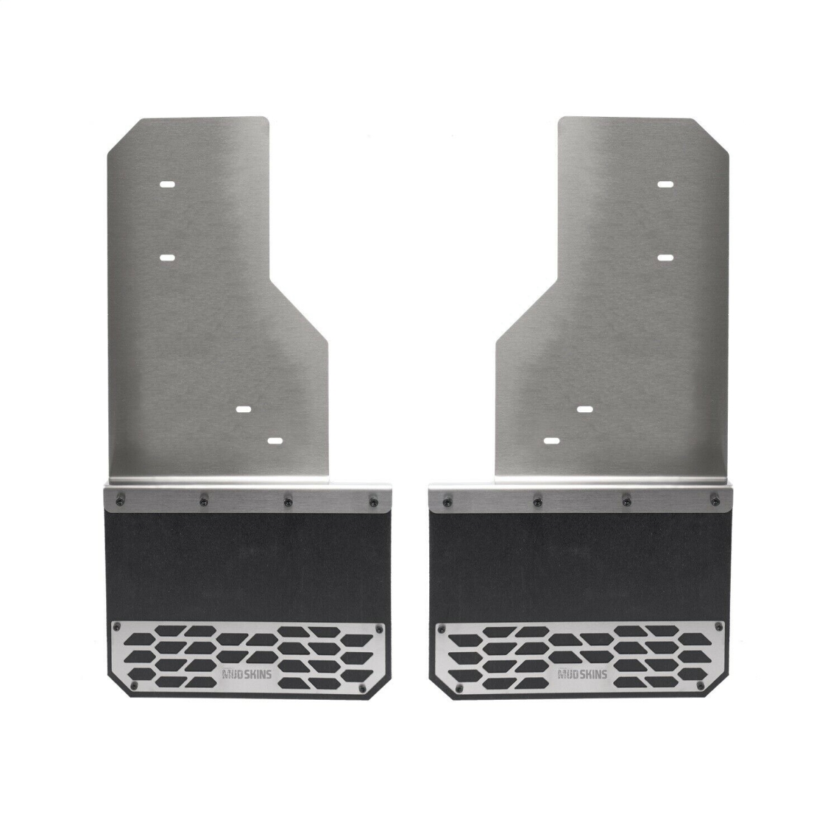 78404 Mud Skins, Brushed Stainless Steel