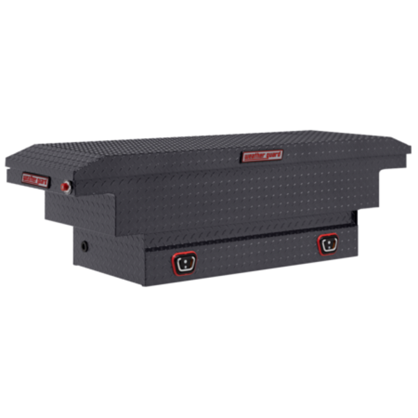 Weatherguard 131603 Low Profile Saddle Truck Tool Box, Gunmetal Gray -  Weather Guard, W51-131603