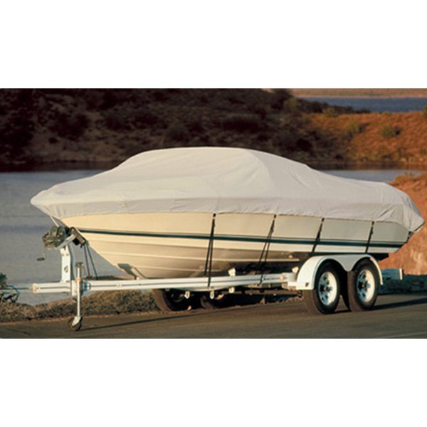 Taylor Made BoatGuard Universal-Fit Trailerable Boat Cover - Grey - Center Console - 17' to 19'