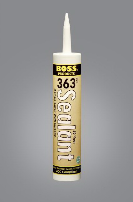 Picture of Accumetric 142297 10.1 oz Boss 363 50 Year Acrylic Latex Sealant with Silicone