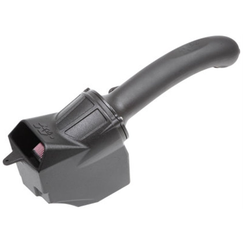 Filter 571580 57 Series FIPK Generation II High-Density Polyethylene Black Cold Air Intake System with Red Filter