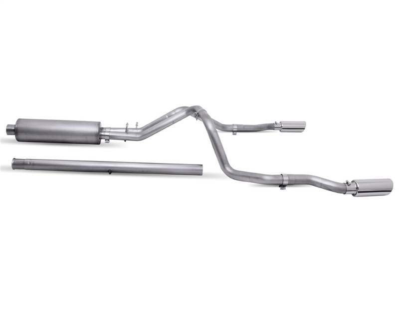 65713 Cat-Back Dual Split Exhaust System