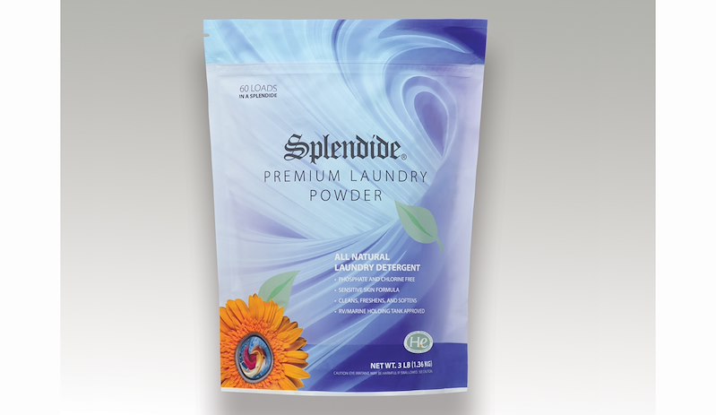 W6D-1003 3 lbs Zip Lock Packaging Laundry Powder
