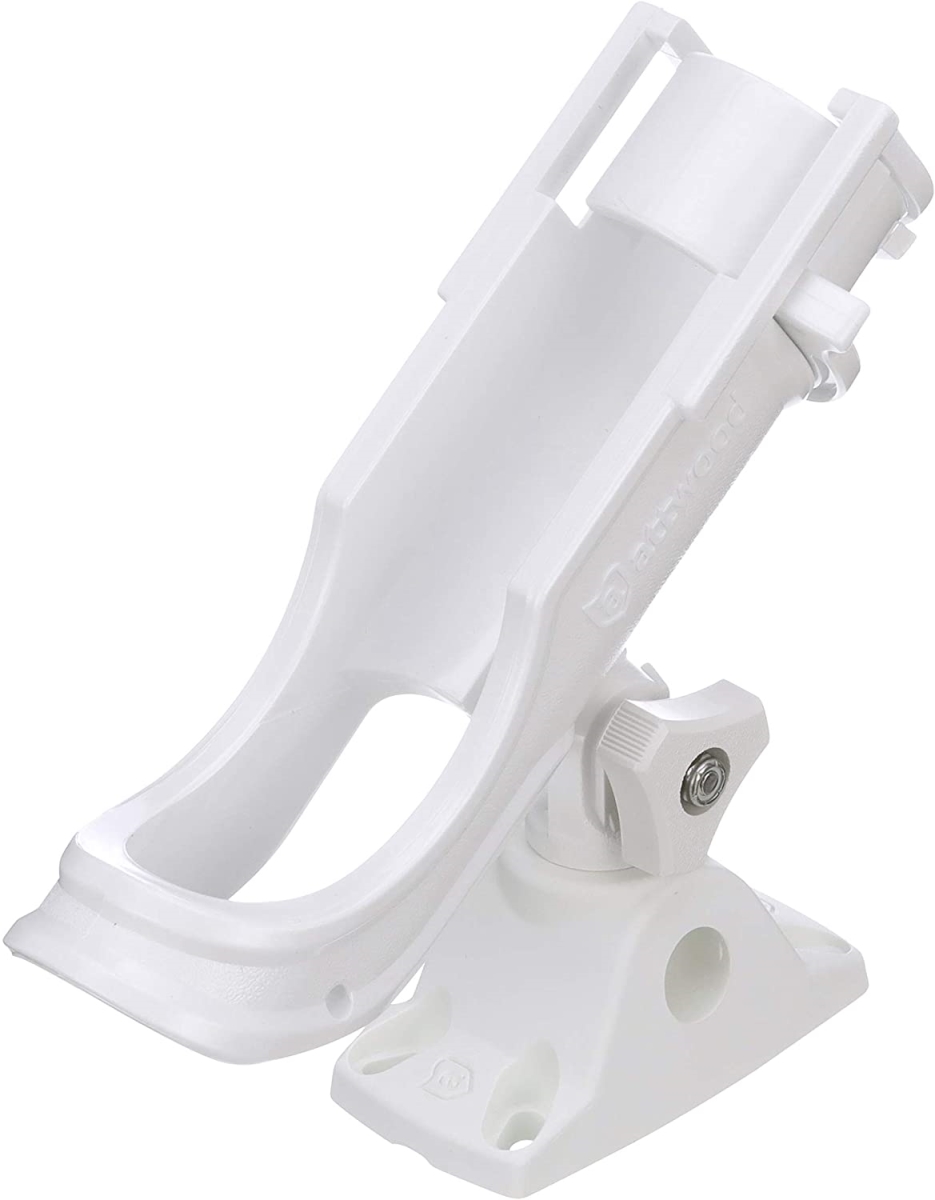 Picture of Attwood Marine 5009W4 Heavy-Duty Adjustable Rod Holder&#44; White