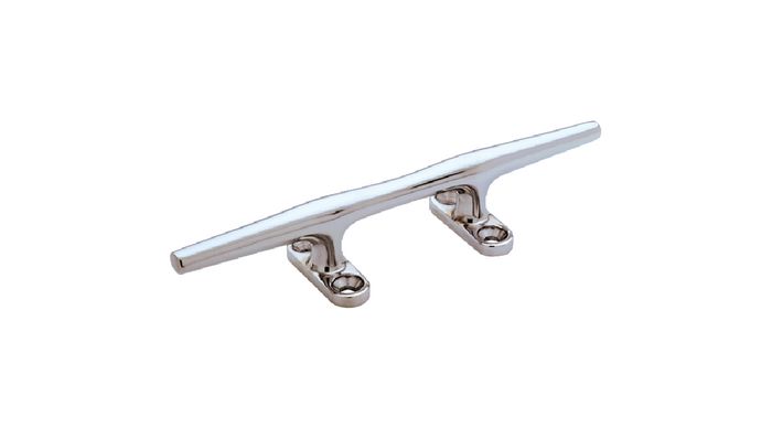 66010L3 8 in. Holo Base Stainless Steel Screw Mount Herreshoff Cleat