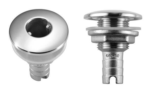665423 1 in. Stainless Steel Thru-Hull