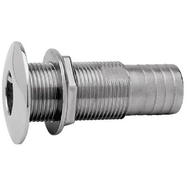 665493 1.12 in. Stainless Steel Thru-Hull