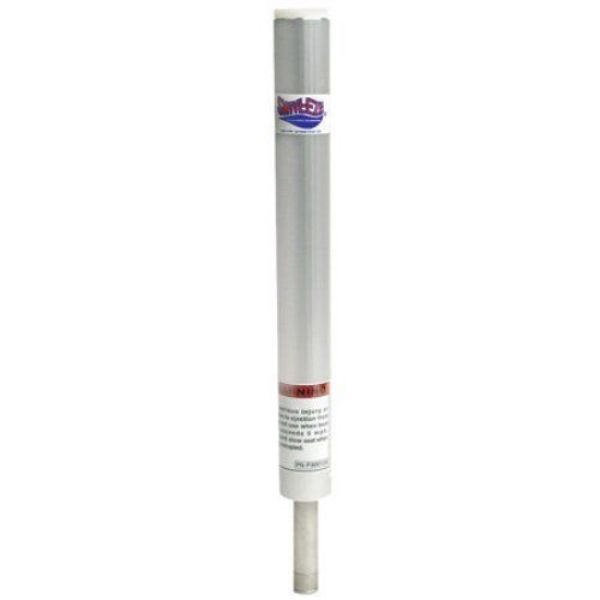 2164T 16 in. Aluminum Marine Threaded Lock-N-Pin Post