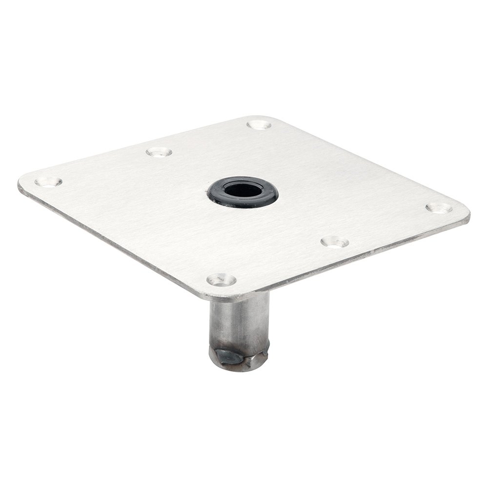 6773 7 x 7 in. Stainless Steel Threaded Nylon Bushing Square Base for 0.75 in. D Post -  OpenOptics, OP3574839