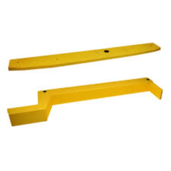 1091511018 Steel Floor Threshold Set, Yellow