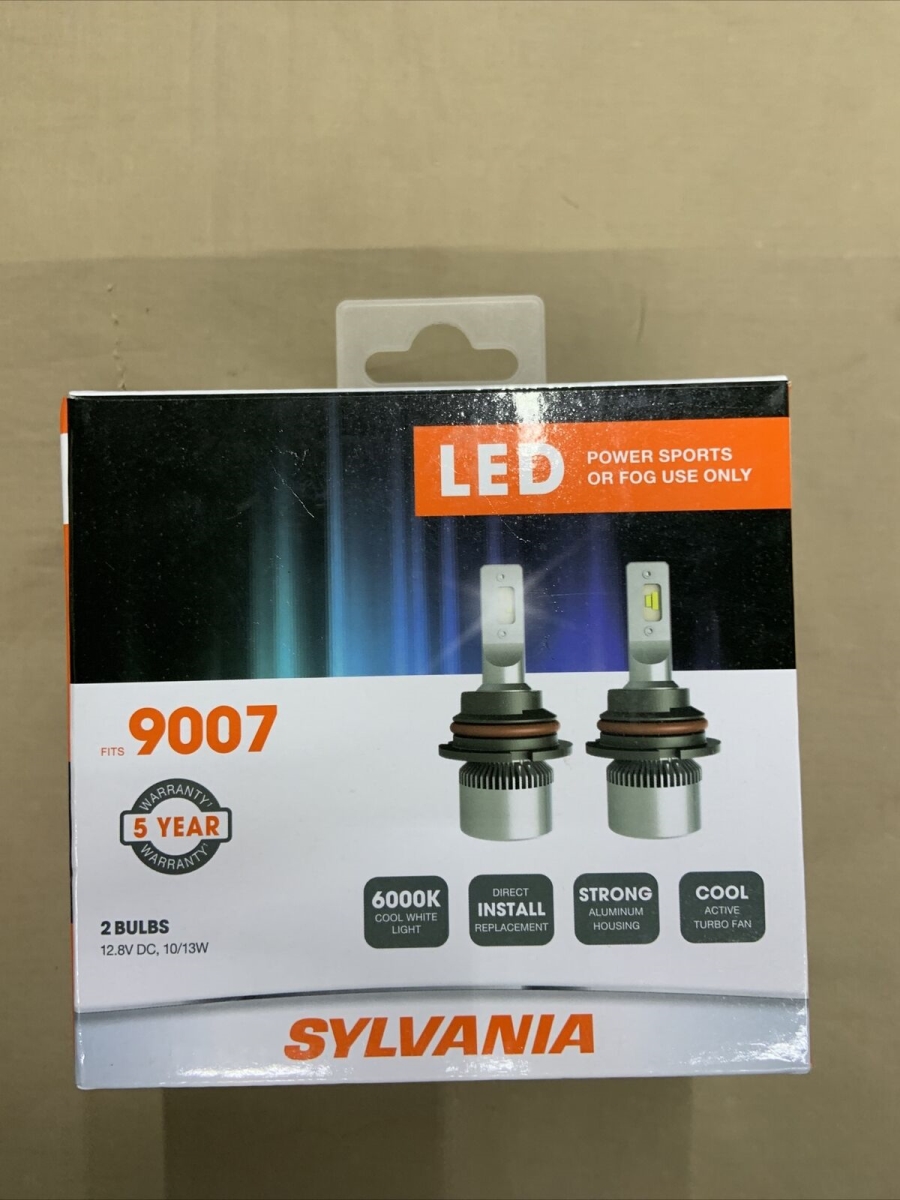 34675  9007 LED POWER Sports & Fog Bright LED Light Headlight for 2 Bulbs, White