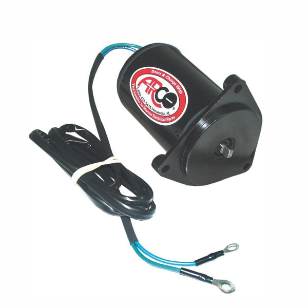 Replacement Outboard Tilt Trim Motor - Yamaha, 2-Wire, 3 Bolt, Flat Blade