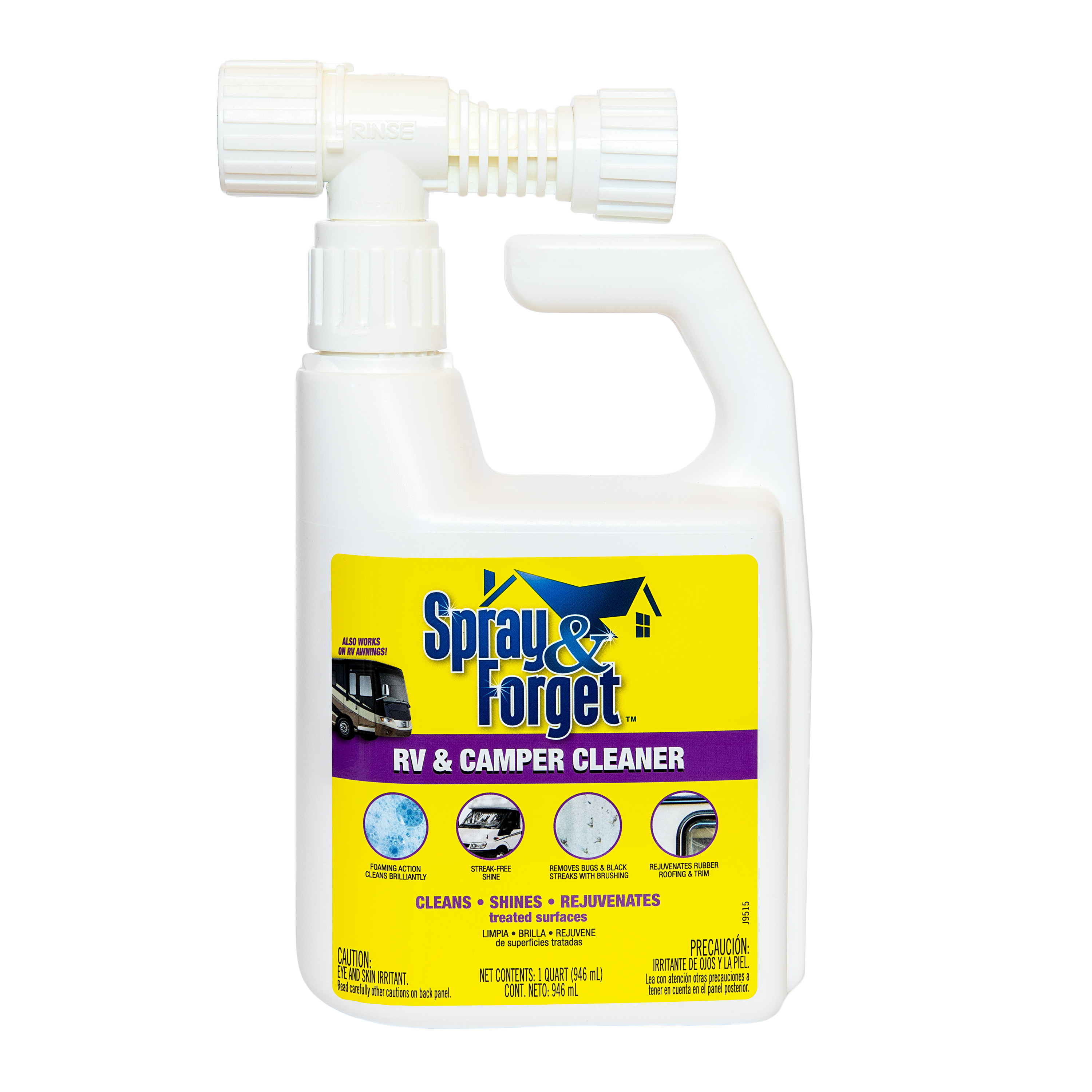 SFRVCHEQ04 Spray & Forget RV & Camper Cleaner with Hose End Adapter -  Wm Barr, WM325463