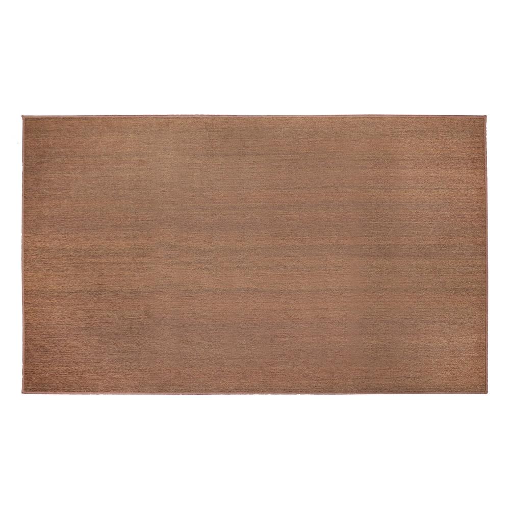 361472WEB 3 x 5 ft. My Magic Carpet Machine Washable Accent Rug, Solid Espresso