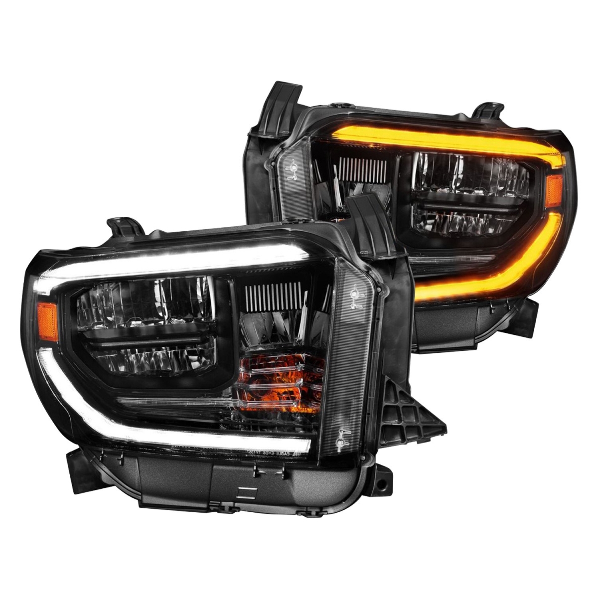 111533 Black Standard Beam Headlight Assembly with Switch for 2014-2017 Toyota Tundra