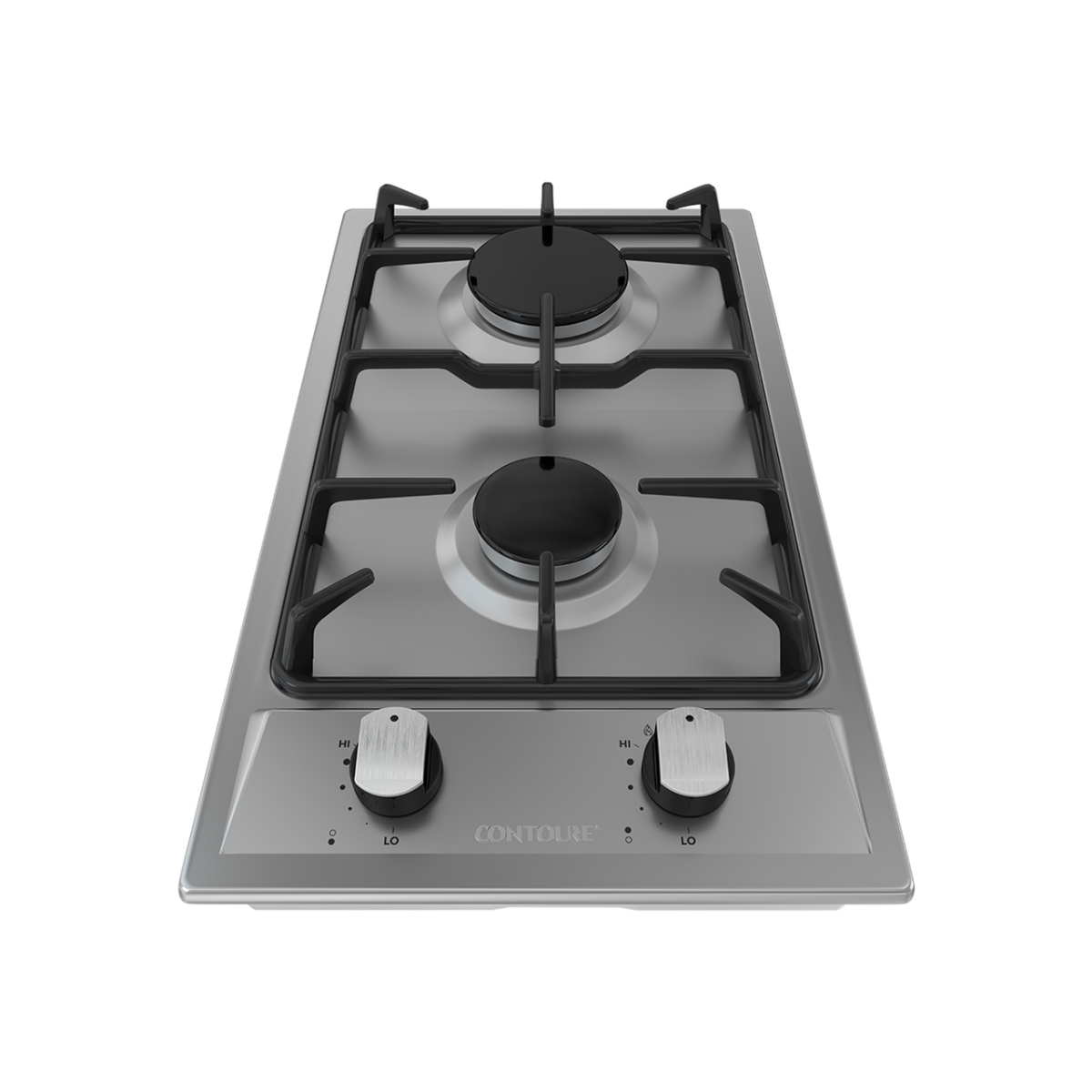 Picture of NatQuality AG200S Deluxe 2-Burner Built-In Gas Cooktop